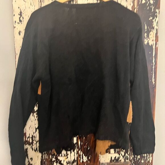 Vintage Victoria Harbour Jungle fringe sweater. Giraffe, zebra, elephant…animals - Picture 3 of 8